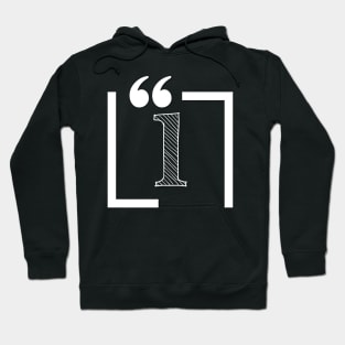 Letter L: Monogram Initial letter l Hoodie